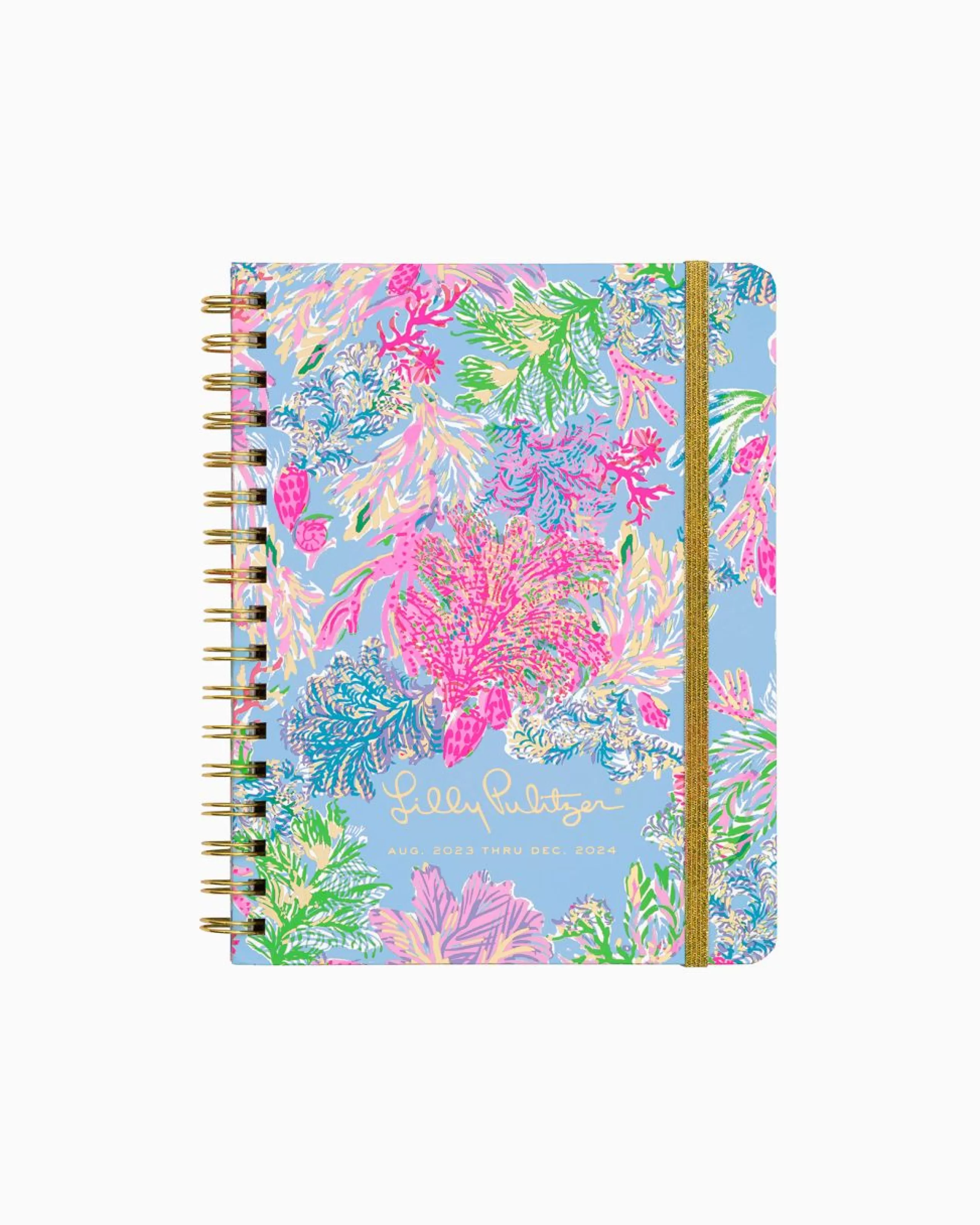 Clearance Lilly Pulitzer 2023-2024 17 Month Agenda Celestial Blue Cay To My Heart