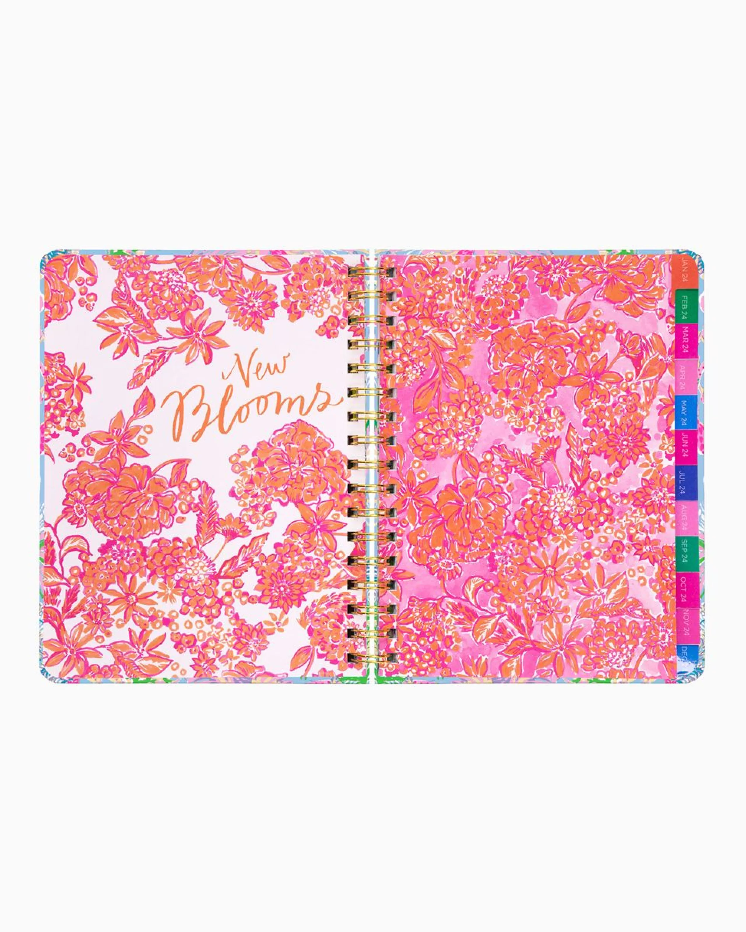 Clearance Lilly Pulitzer 2023-2024 17 Month Agenda Celestial Blue Cay To My Heart