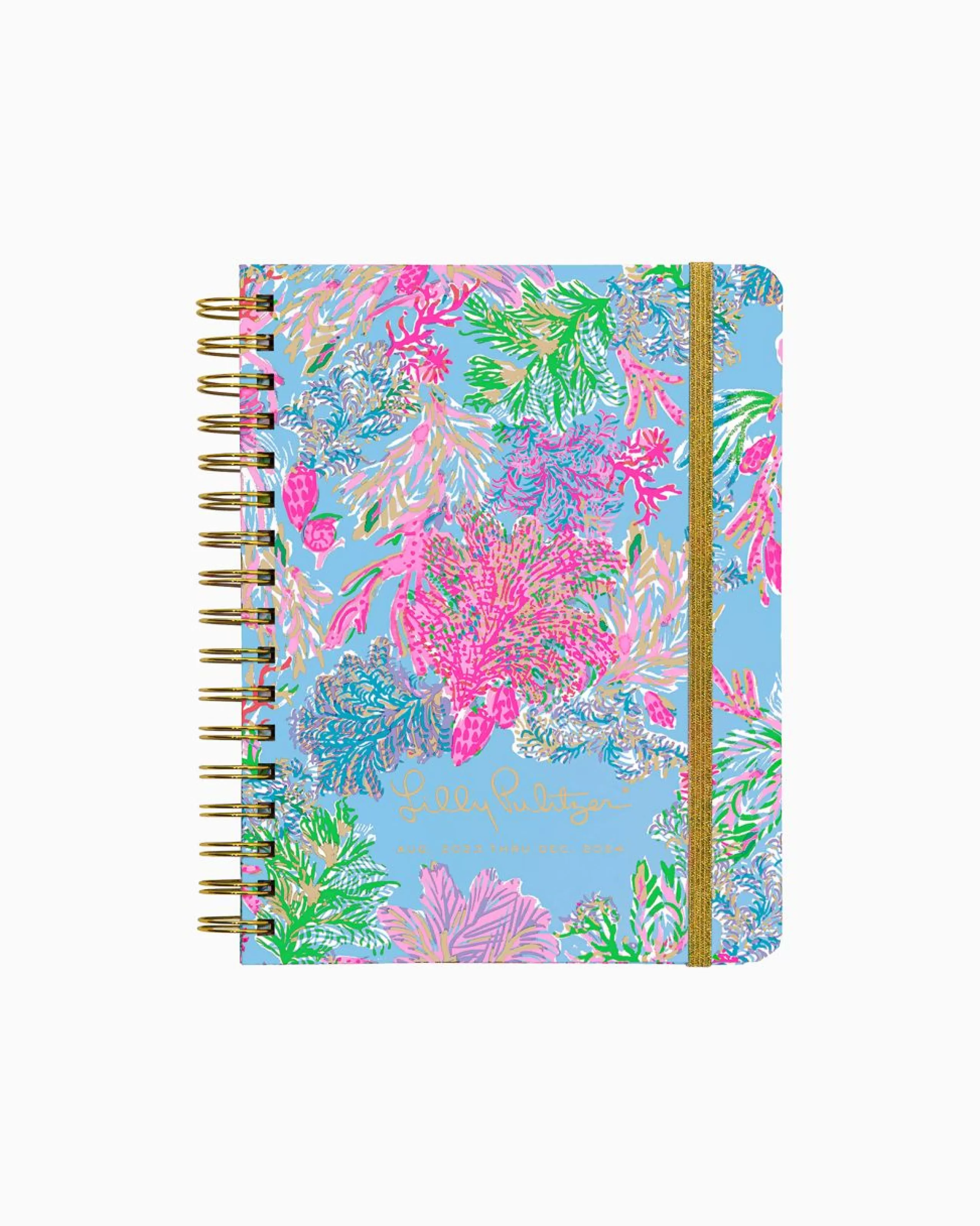 Best Sale Lilly Pulitzer 2023-2024 17 Month Large Agenda Celestial Blue Cay To My Heart