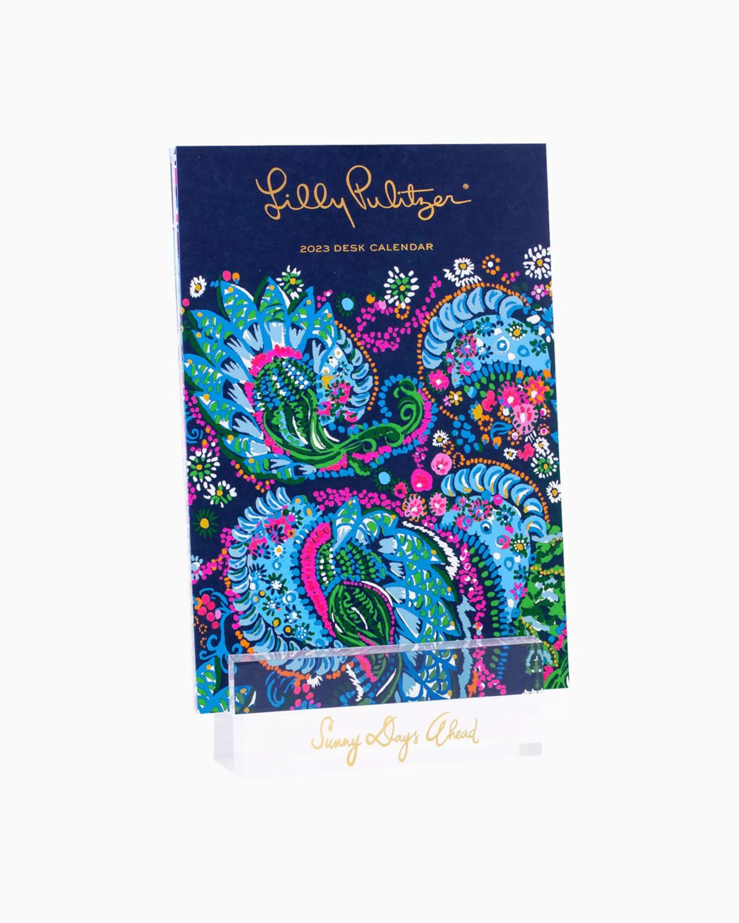 Store Lilly Pulitzer 2023 Desk Calendar - 12 Month Multi Take Me To The Sea