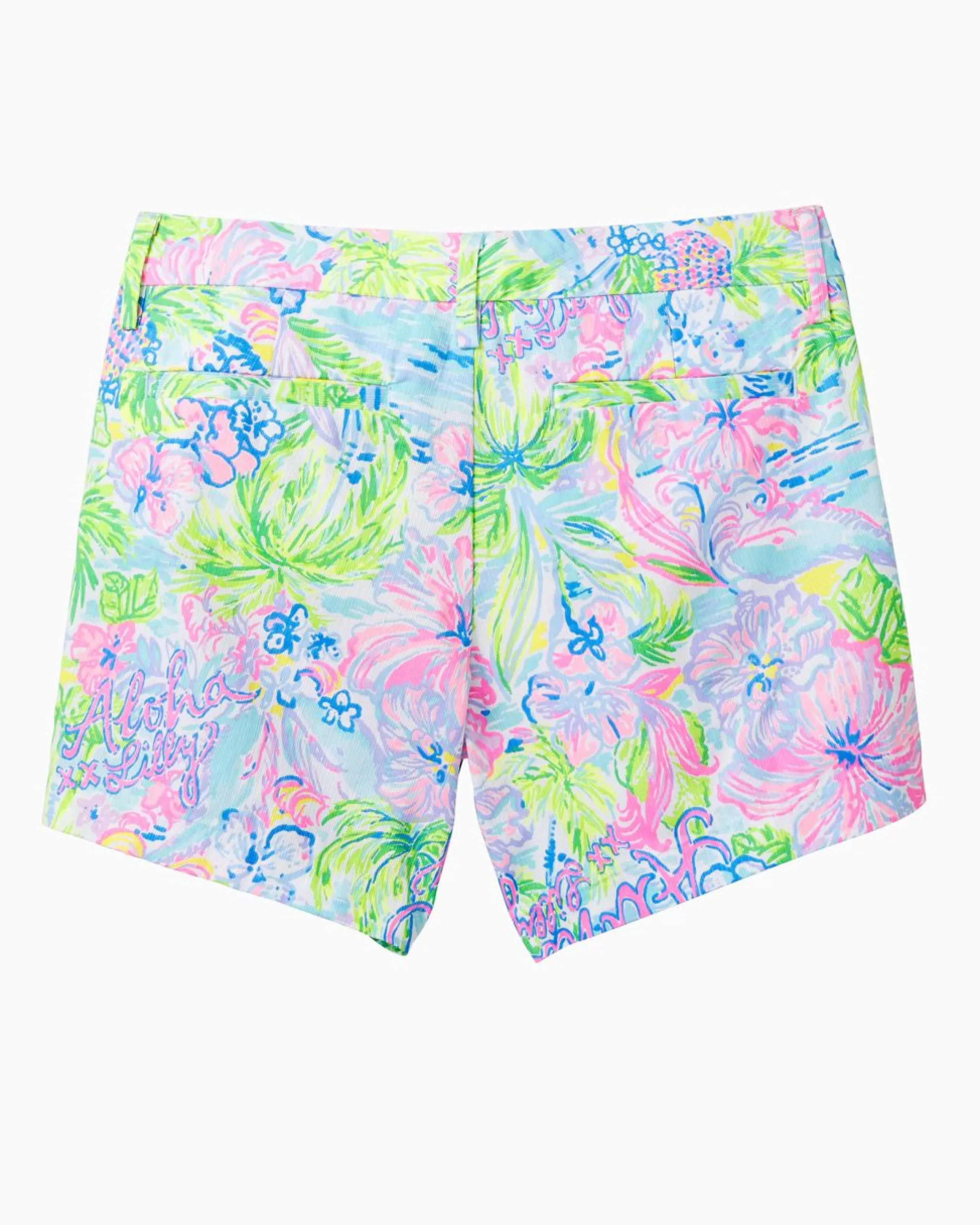 Hot Lilly Pulitzer 5" Callahan Short Multi Lilly Loves Hawaii