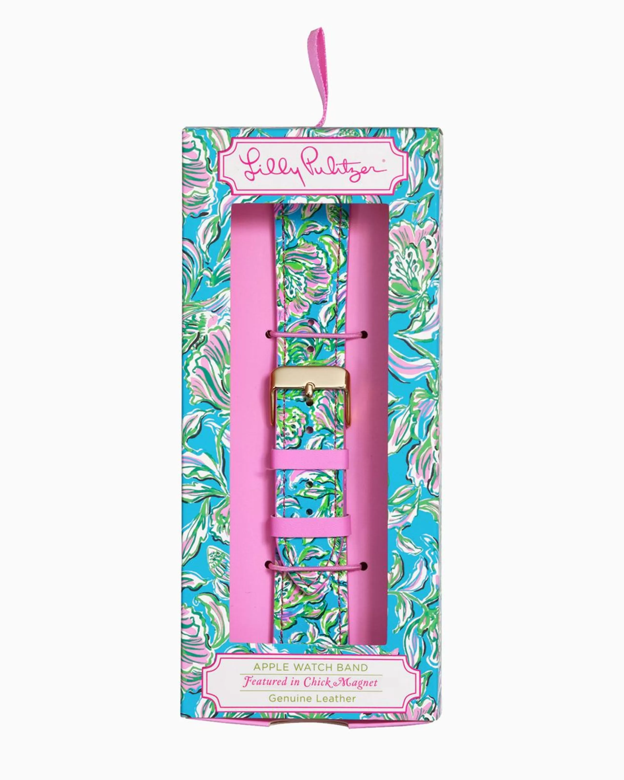 Shop Lilly Pulitzer Apple Watch Band Cumulus Blue Chick Magnet