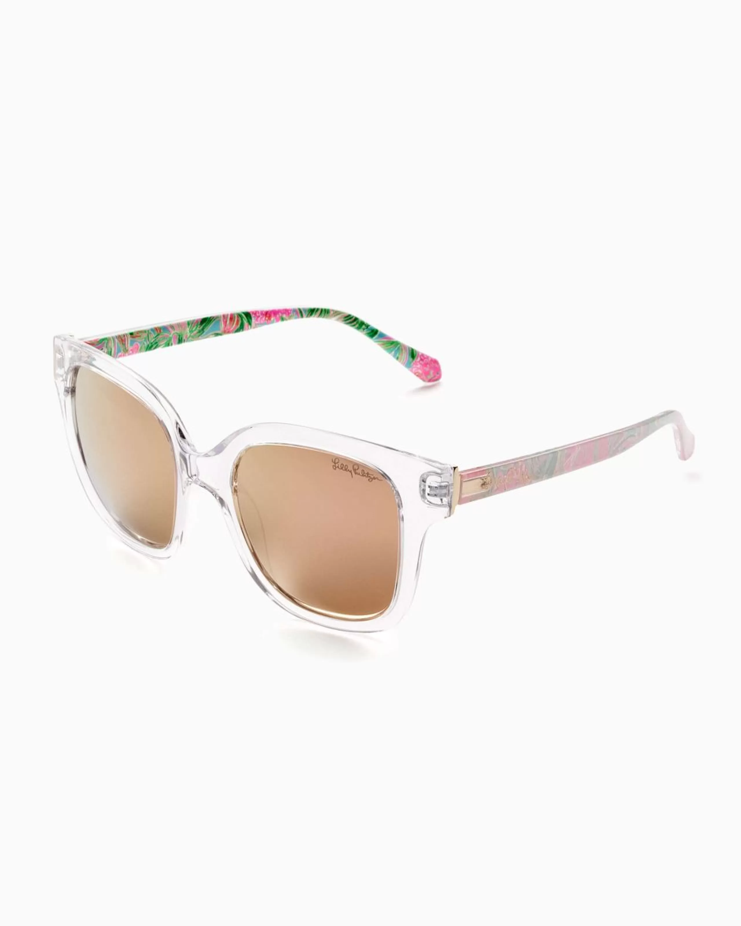 Cheap Lilly Pulitzer Aura Sunglasses Crystal Clear Coming In Hot