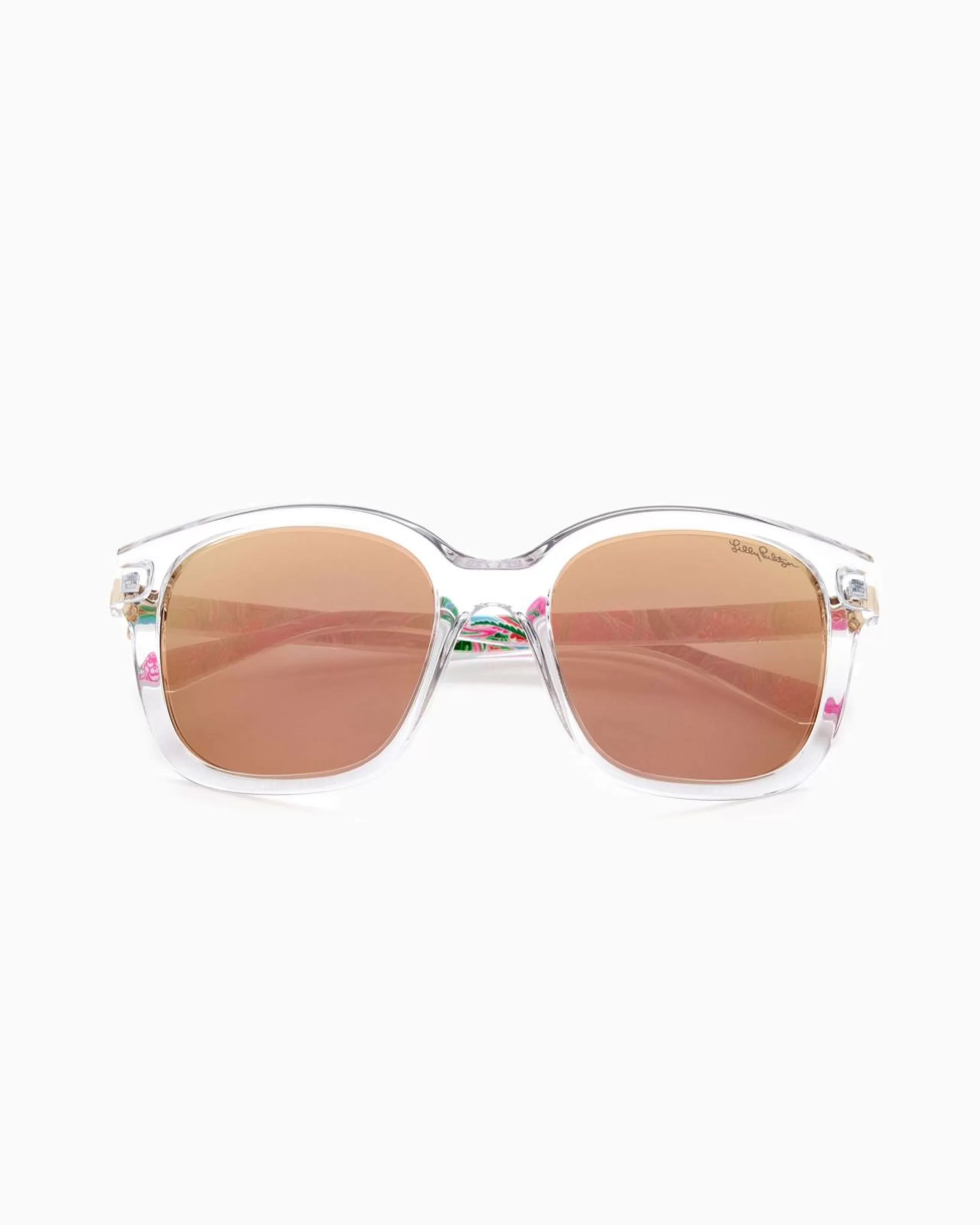 Cheap Lilly Pulitzer Aura Sunglasses Crystal Clear Coming In Hot