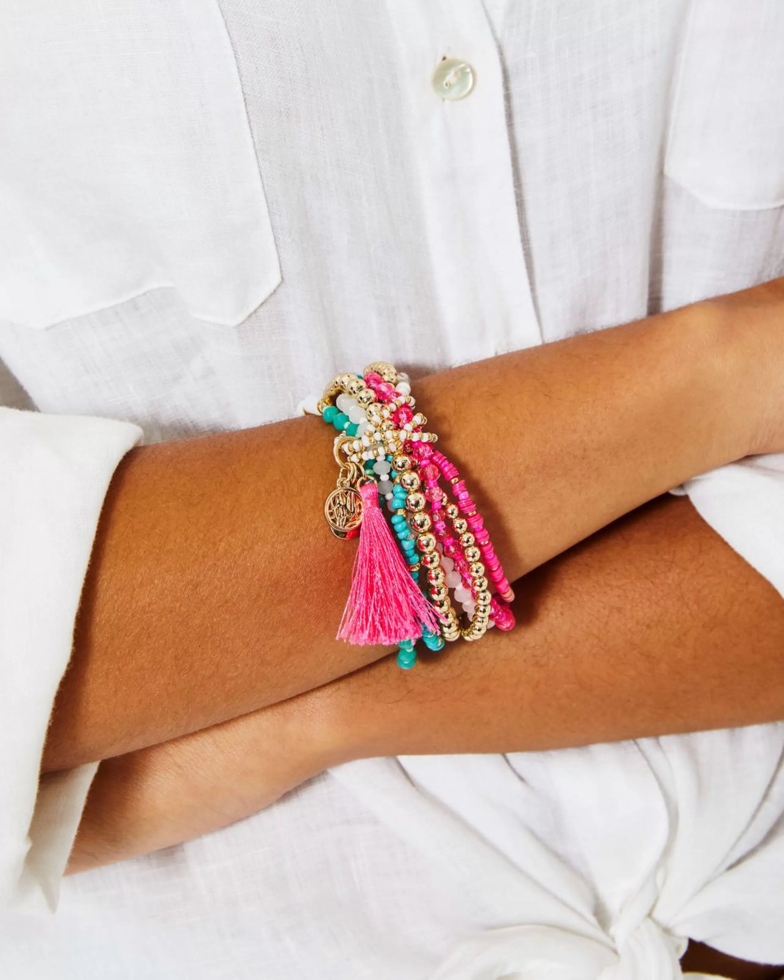 Best Lilly Pulitzer Cabana Cocktail Bracelet Set Multi