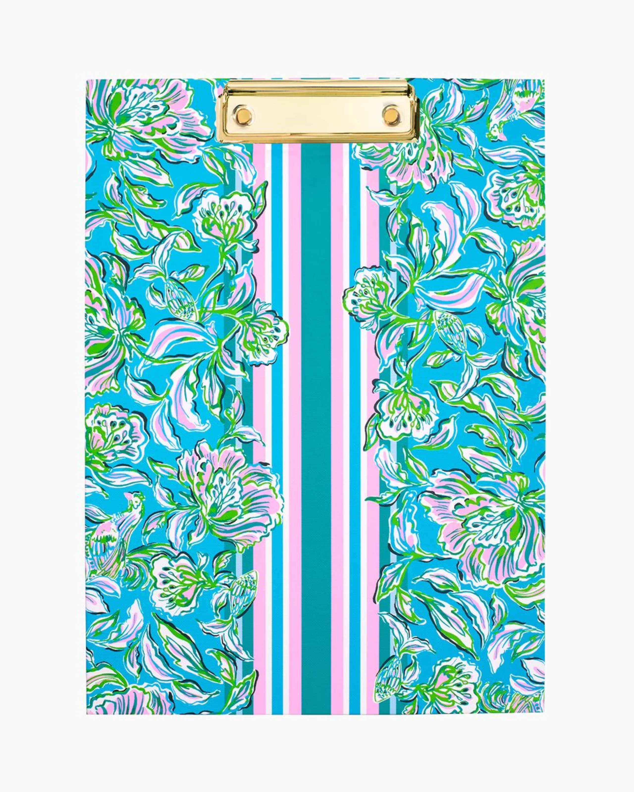 Outlet Lilly Pulitzer Clipboard Folio Cumulus Blue Chick Magnet