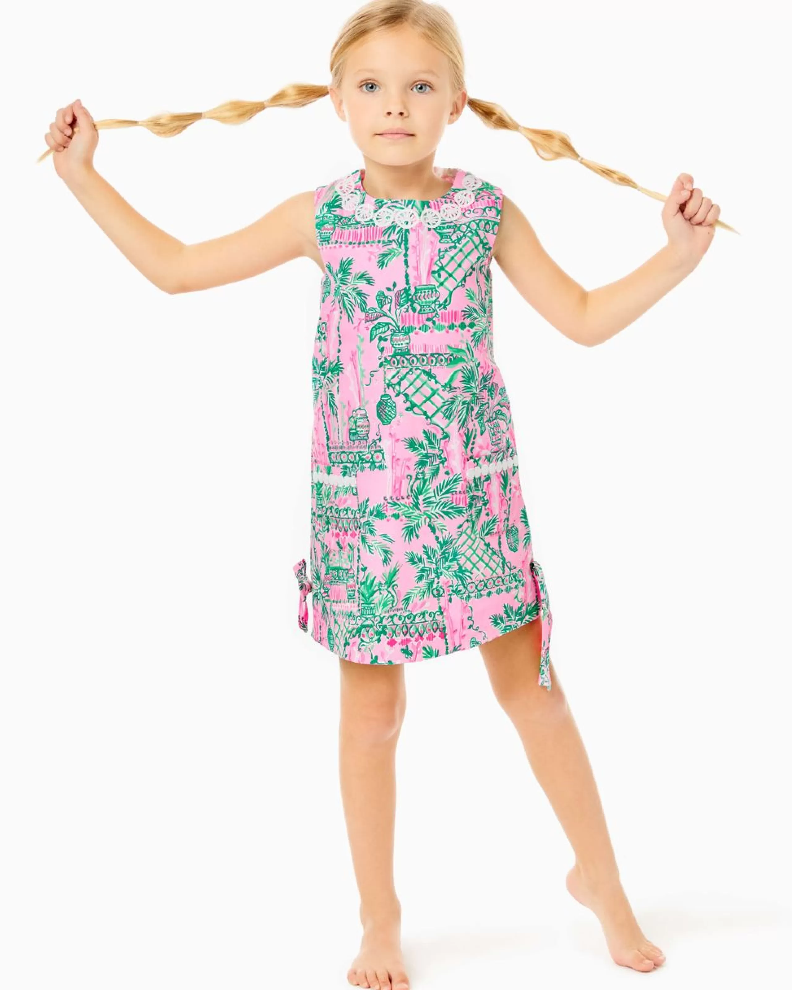 Discount Lilly Pulitzer Girls Little Lilly Classic Shift Dress Mandevilla Baby Always Worth It