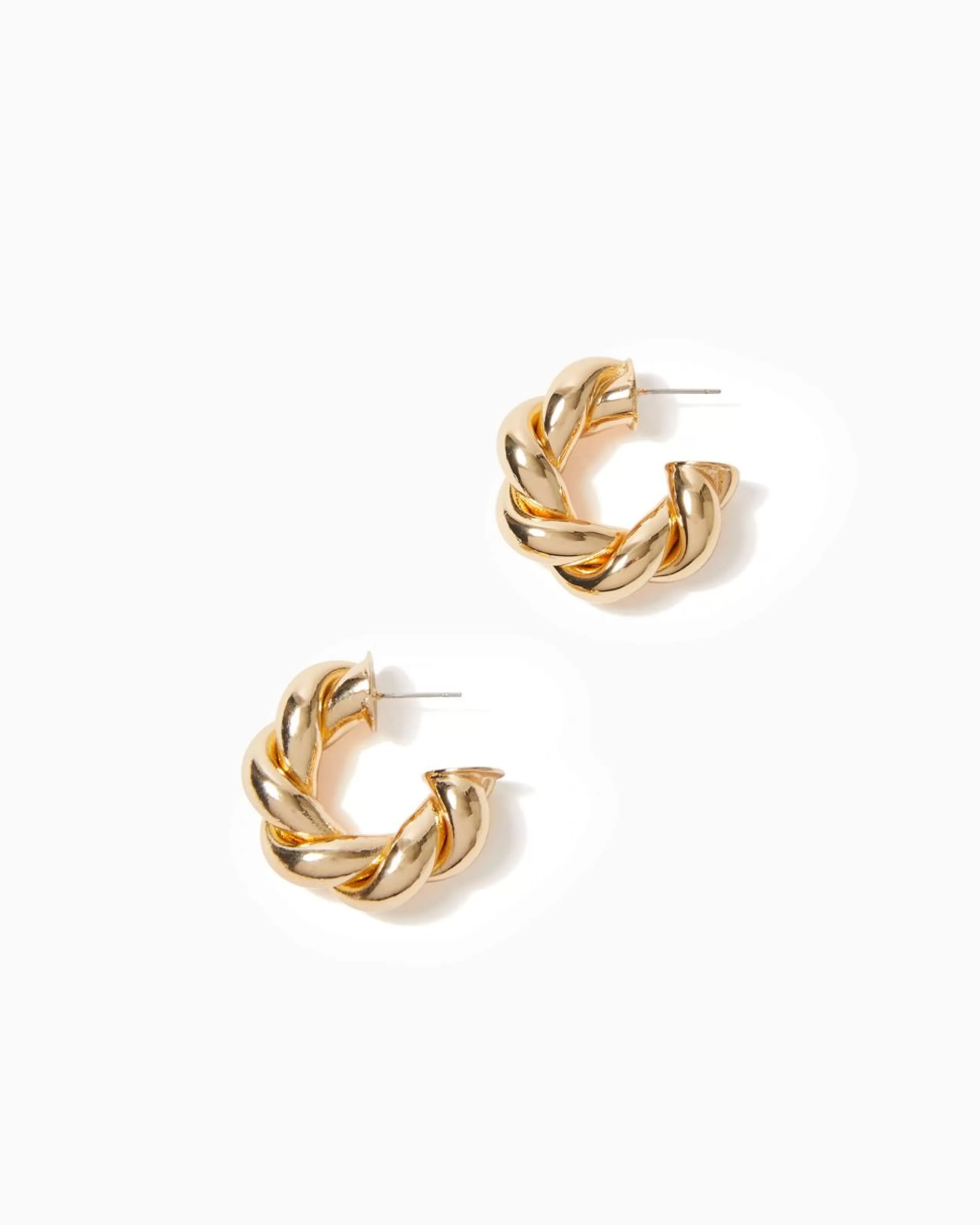 Online Lilly Pulitzer Island Escape Earrings Gold Metallic