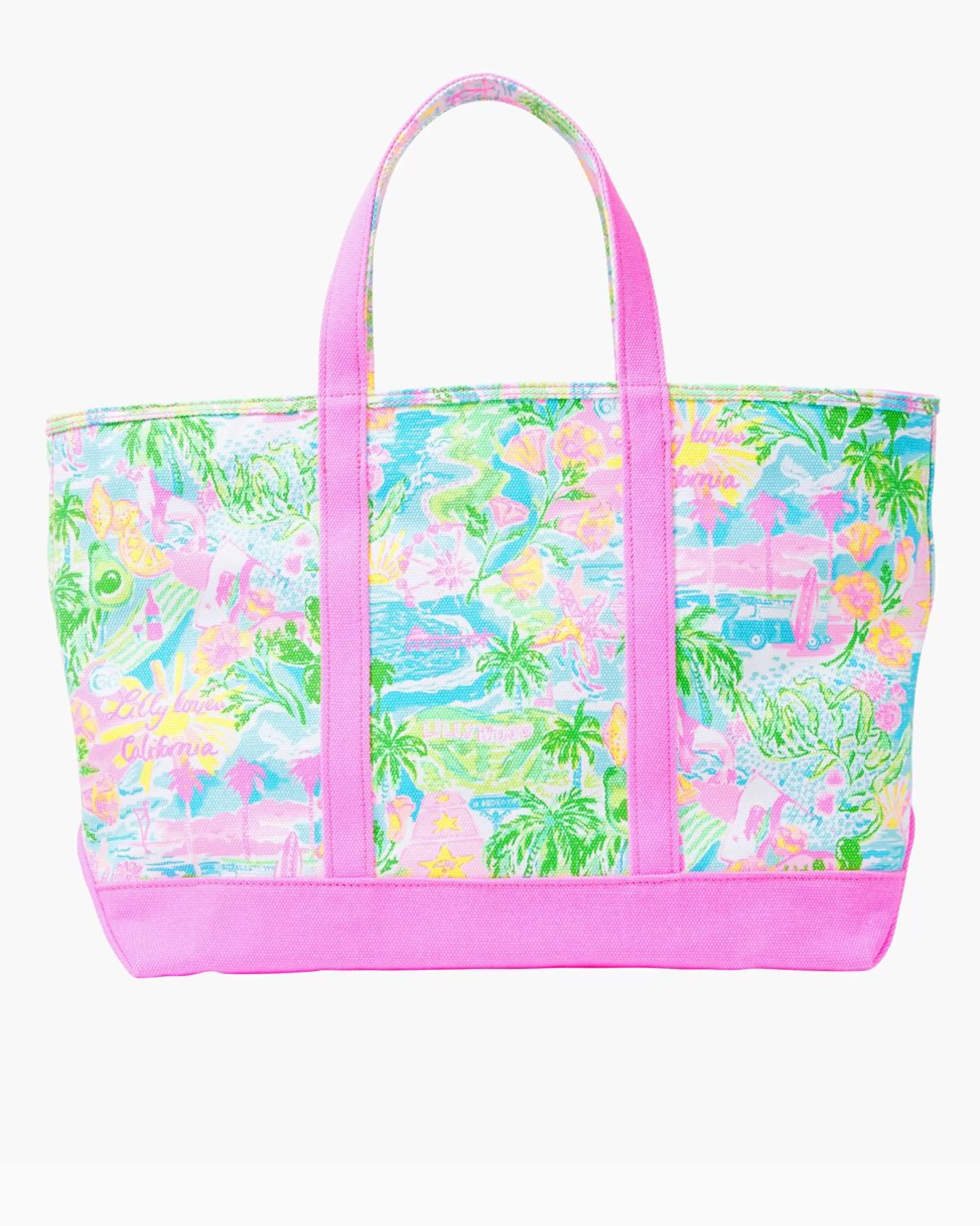 Best Lilly Pulitzer Mercato Tote Multi Lilly Loves California Reduced