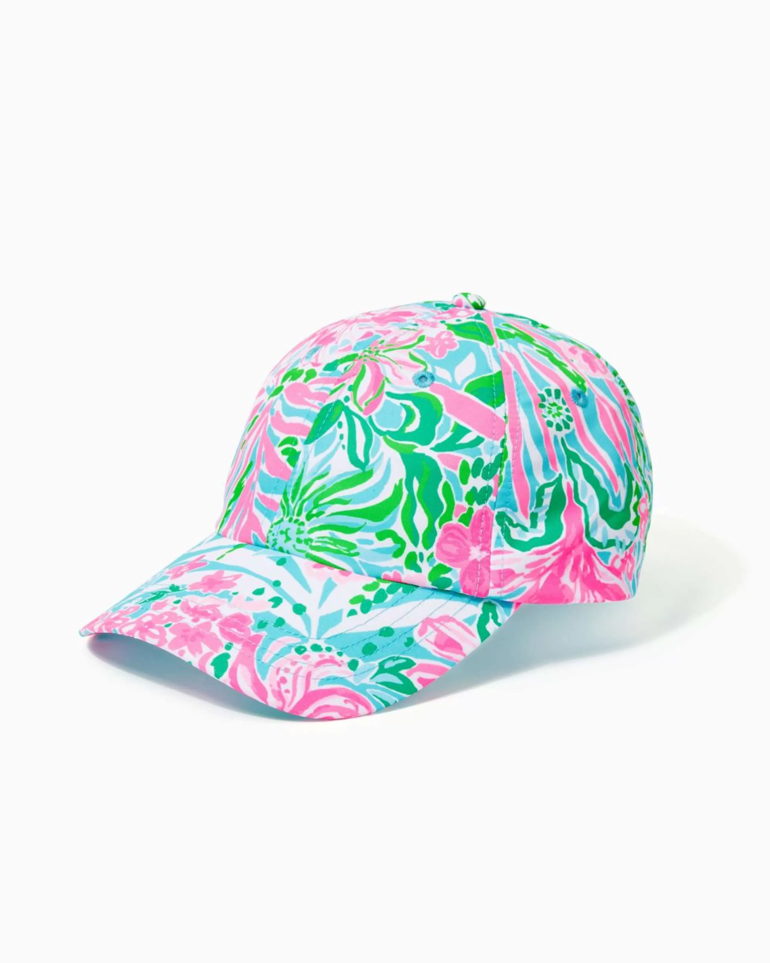 Cheap Lilly Pulitzer Run Around Hat Amalfi Blue Leaf It Wild