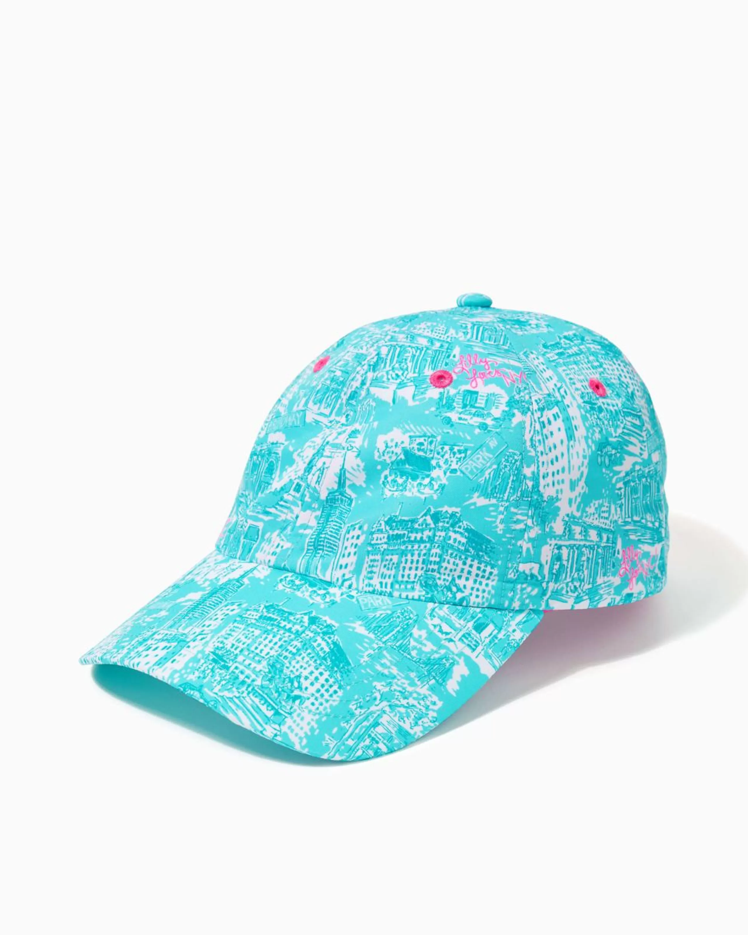 Fashion Lilly Pulitzer Run Around Hat Shorely Blue Nyc Toile Accessories Small