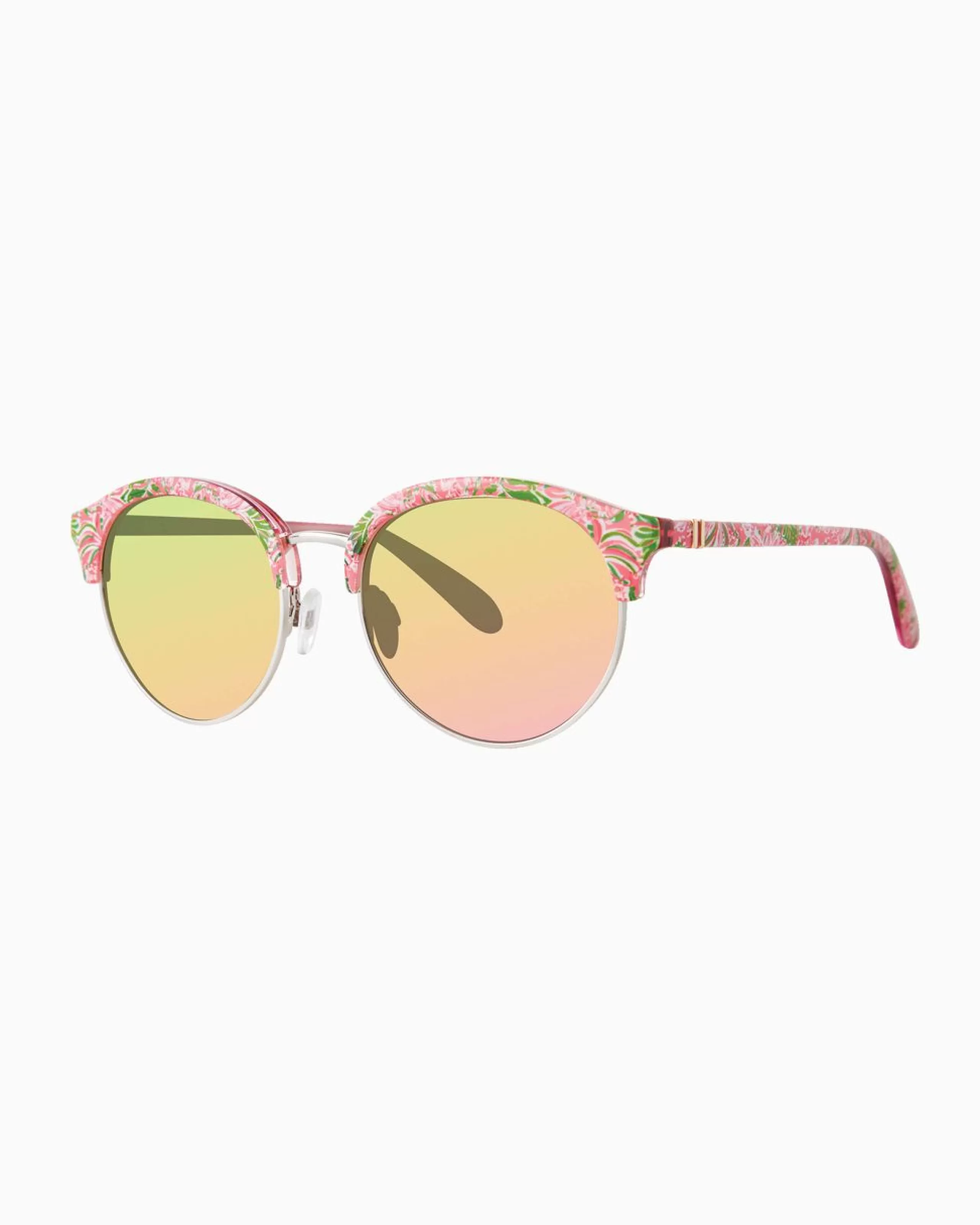 Clearance Lilly Pulitzer Shoreline Sunglasses Soleil Pink Llamaste