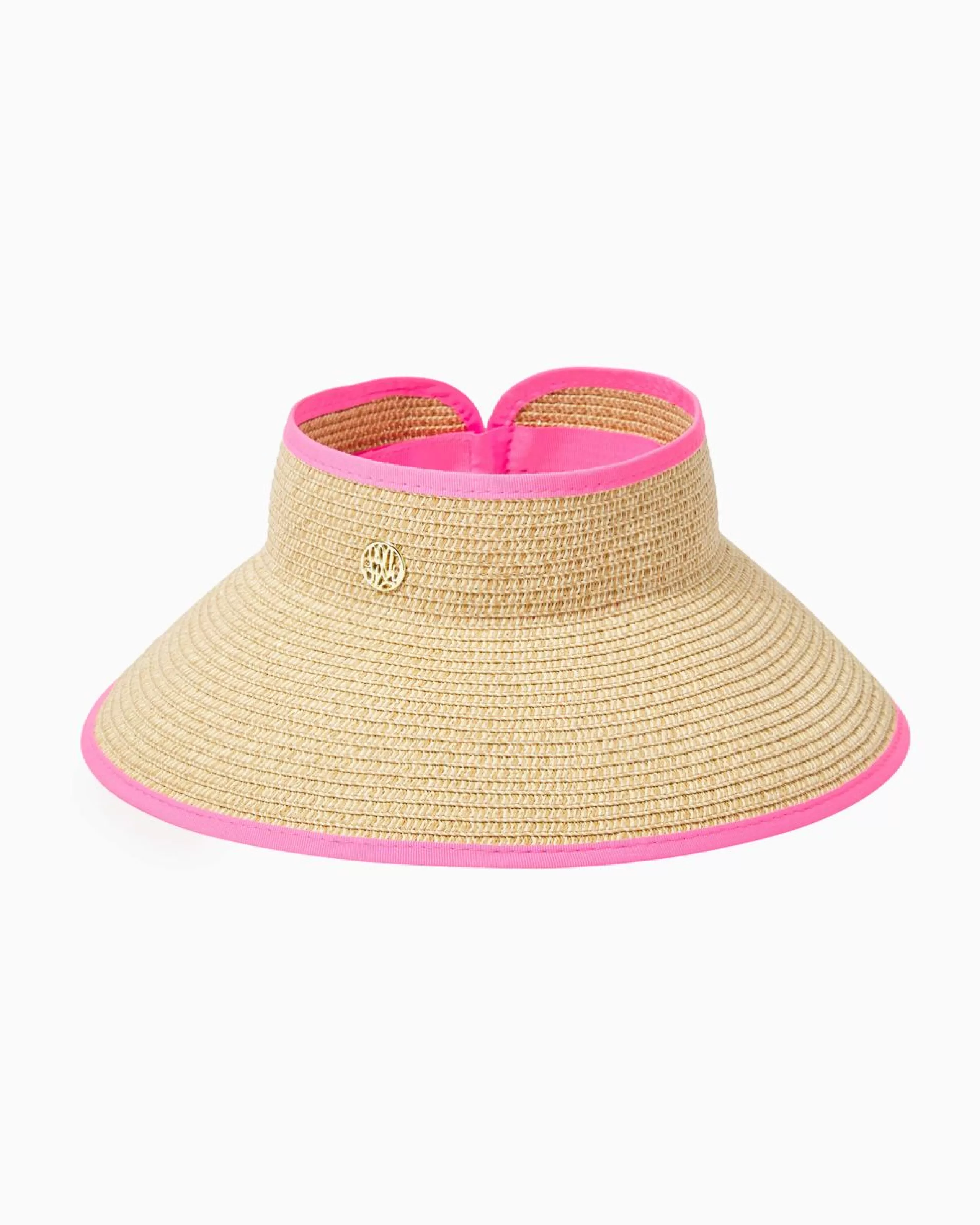 Store Lilly Pulitzer Sunseeker Visor Natural X Metallic