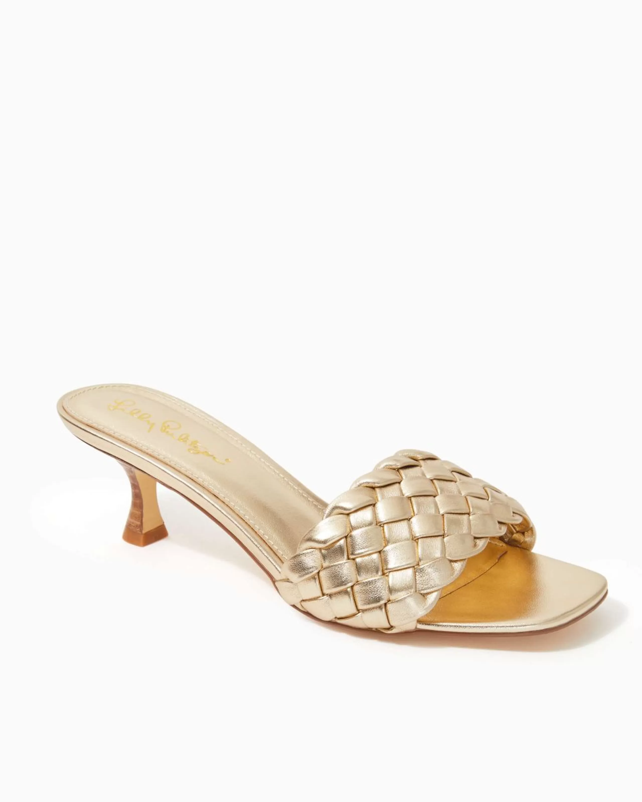 Discount Lilly Pulitzer Syd Sandal Gold Metallic