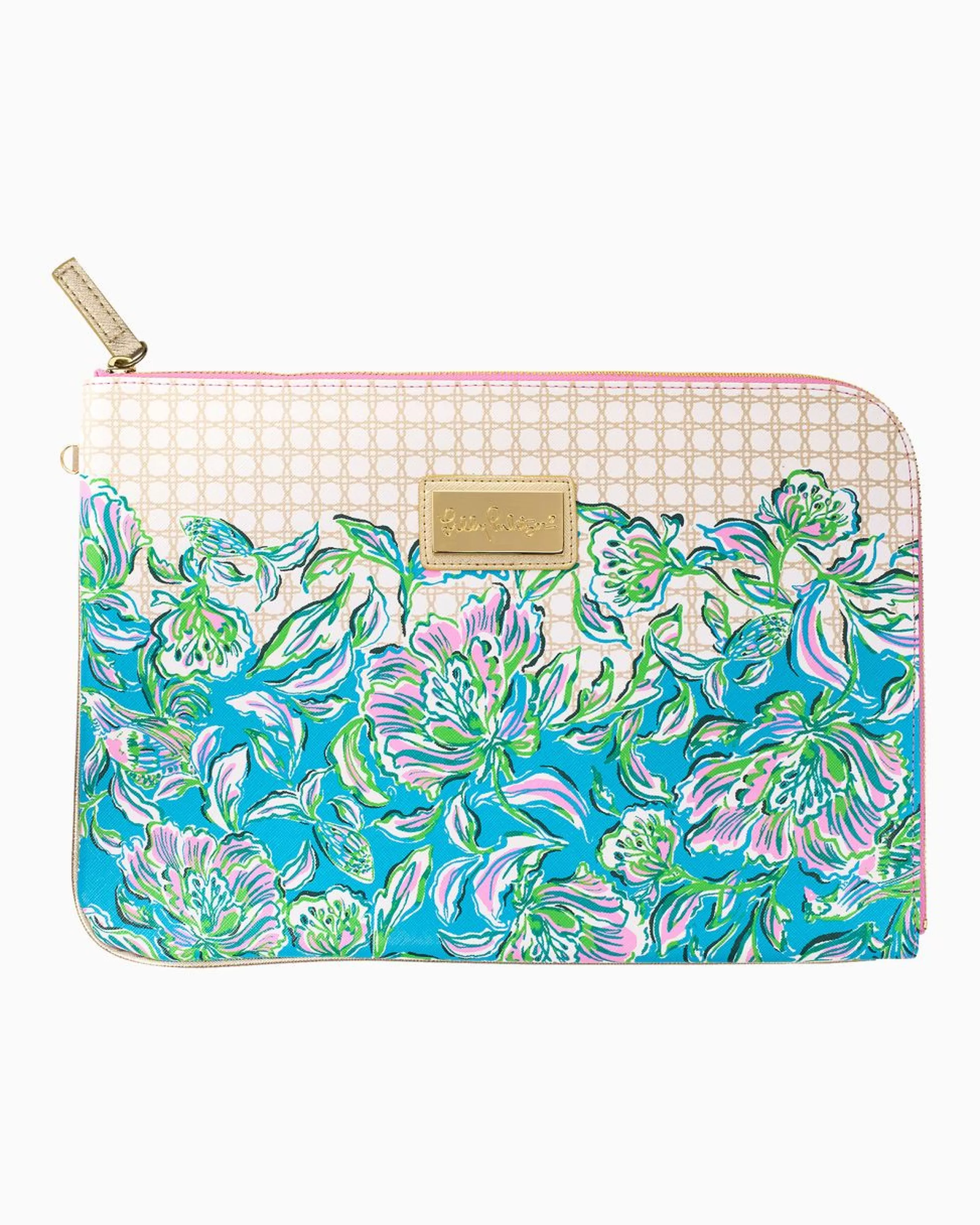 Outlet Lilly Pulitzer Tech Pouch Set Cumulus Blue Chick Magnet