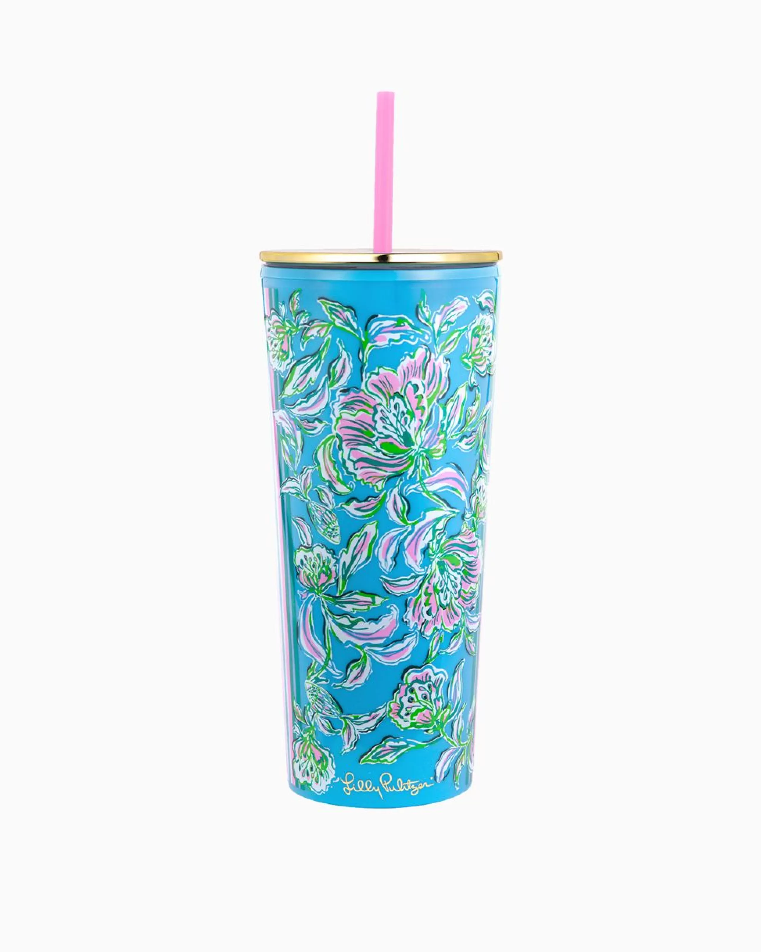 Cheap Lilly Pulitzer Tumbler With Straw Cumulus Blue Chick Magnet